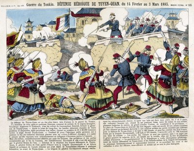 Tonkin War: the defense of Tuyen Quan, Viet Nam from February 14 to March 3 by Unknown artist