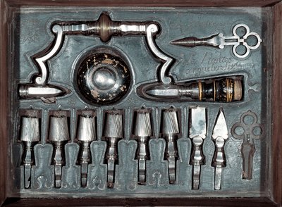 Trepan, Surgical Tool (Drill) with Accessories by Unknown artist