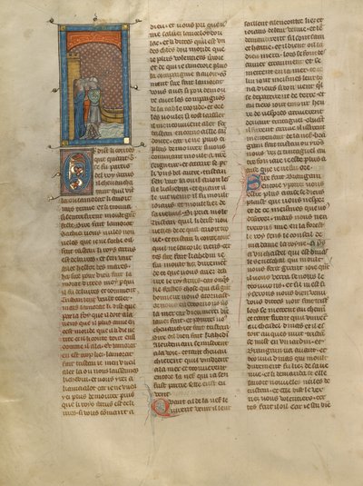 Tristan, Kahedin, and Brangain Arriving at Castle Tintaguel by Unknown artist