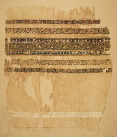 Turban or Shawl End with Tiraz and Gold by Unknown artist