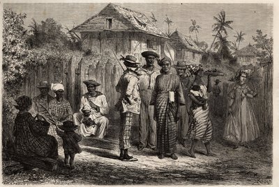 Types of indigenous Cayenne, French Guiana by Unknown artist