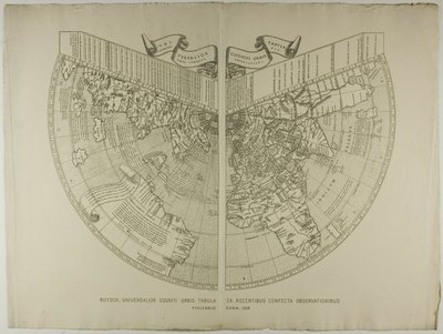 More Universal Map of the Known World, Compiled from Recent Observations by Ruysch by Unknown artist