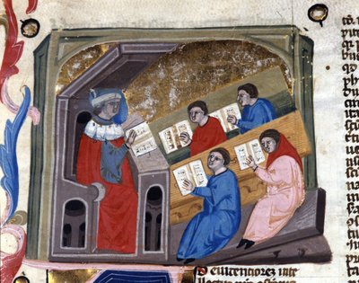 University. 14th century manuscript. Biblioteca Nazionale Braidense. Milan by Unknown artist
