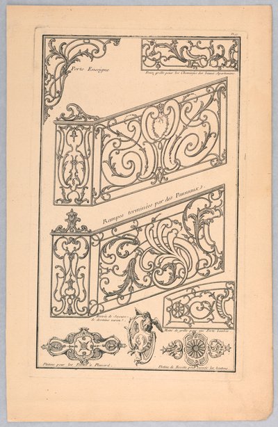 Various Designs for Decorative Metalwork by Unknown artist