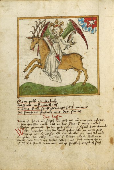 Venus Riding a Stag by Unknown artist
