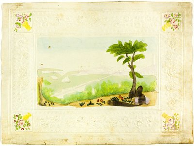 View of Boston from the Hospital at Chelsea (valentine) by Unknown artist