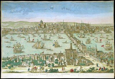 View of London at the Beginning of the 18th Century by Unknown artist