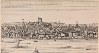 View of Old St. Pauls Across the River by Unknown artist