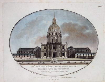 View of the Hotel Royal des Invalides by Unknown artist