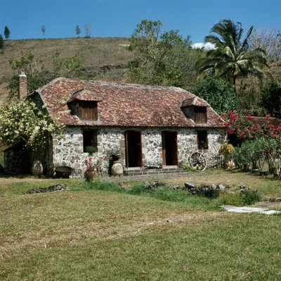View of the Pagerie Former Sugar Estate and Birthplace of the Future Empress Josephine by Unknown artist