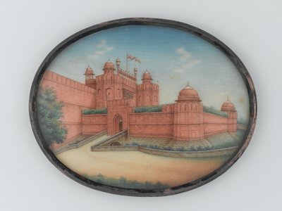 View of the Red Fort, Delhi, circa 1850 by Unknown artist