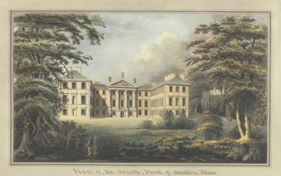 View of the South Front of Hamilton Palace by Unknown artist