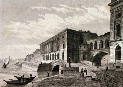 View of the St. Petersburg Theatre in 1828 by Unknown artist