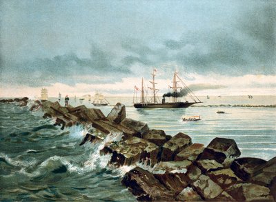 View of the Suez Canal Inaugurated on 09/17/1869 by Unknown artist