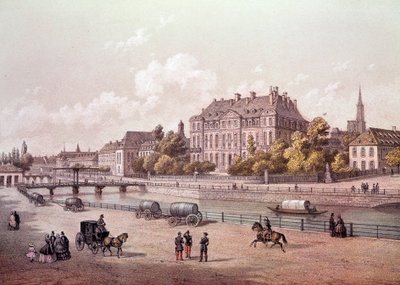 View of the city of Strasbourg on the Rhine by Unknown artist