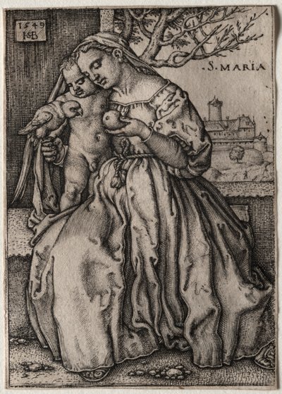 Virgin and Child with Parrot by Unknown artist