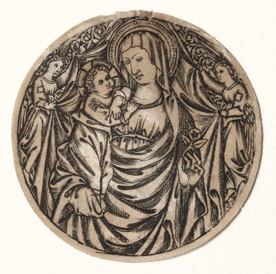 Virgin and Child with Two Angels by Unknown artist