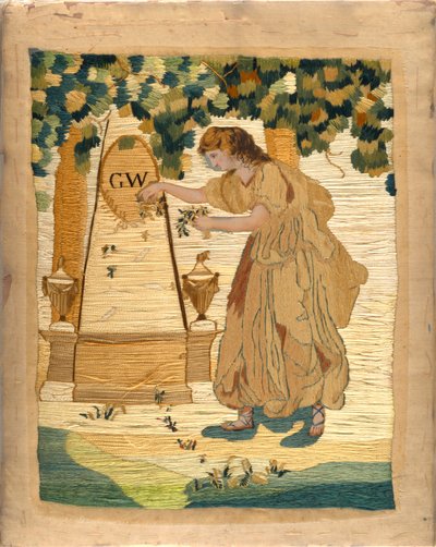 Virtue Paying Homage at the Tomb of Washington by Unknown artist