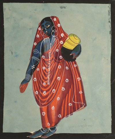 Vishnu in Female Form of Mohini Carrying Amrita for the Gods by Unknown artist