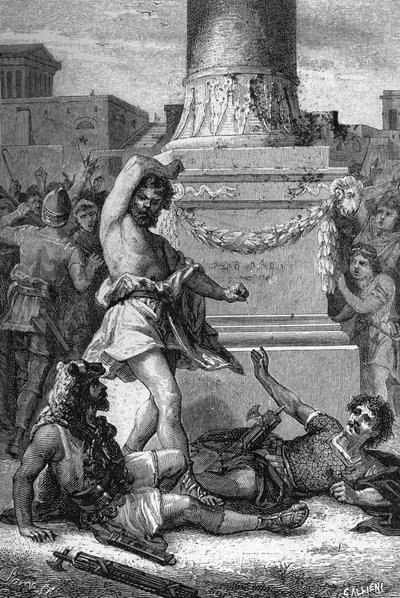 Volero Publilius Refusing to be Arrested 473 BC by Unknown artist