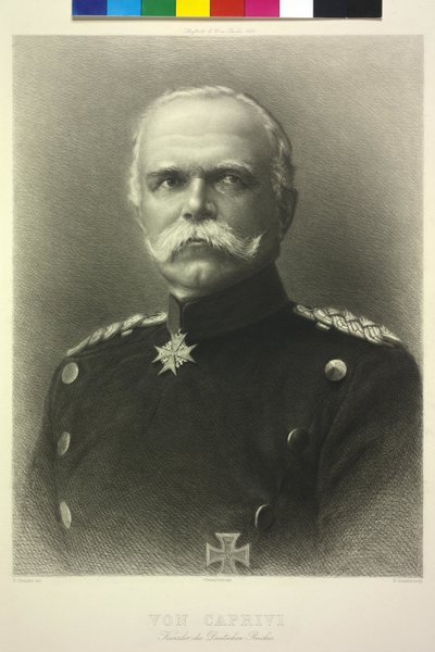 Von Caprivi, Chancellor of the German Empire by Unknown artist