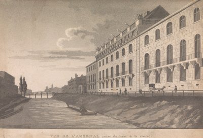 View of the Arsenal from the River; Page 10 (Volume One) by Unknown artist