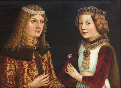 Wedding portrait of Ladislaus the Posthumous and Magdalena of Valois by Unknown artist