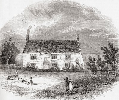 Woolsthorpe Manor, Woolsthorpe-by-Colsterworth, Lincolnshire, England, from Old England: A Pictorial Museum by Unknown artist
