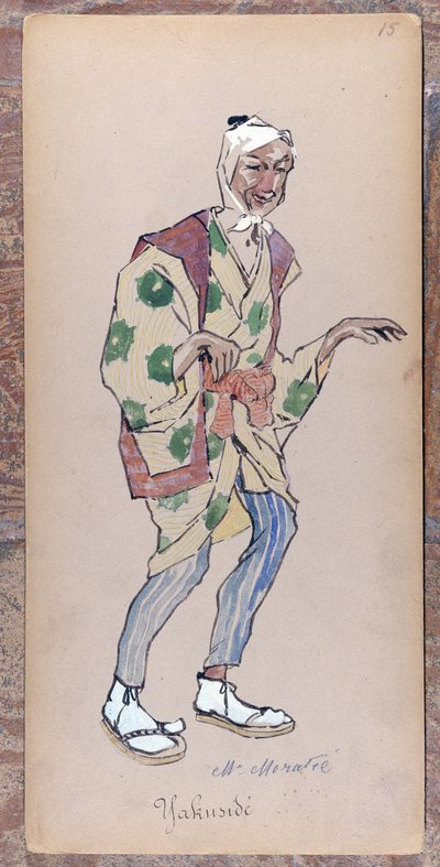 Yakuside Costume for the Creation of Madame Butterfly by Giacomo Puccini in 1904. Collection of the Museo della Scala in Milan by Unknown artist