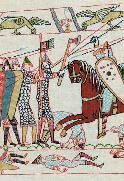After a Detail from the Bayeux Tapestry Dated 11th Century by Unknown artist