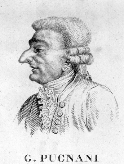 Portrait of Gaetano Pugnani. Italian Violinist and Composer (b at Turin) by Unknown artist