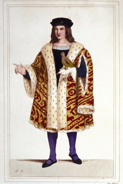 Portrait of Guillaume de Montmorency (ca. 1453 - 1531). Engraving of 1830. by Unknown artist