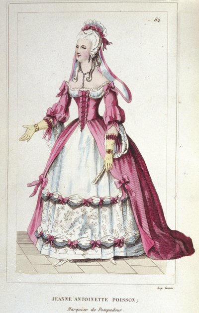 Portrait of Jeanne-Antoinette Poisson, Marquise of Pompadour (Madame de Pompadour) by Unknown artist