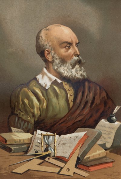 Portrait of Petrus Ramus or Pierre de La Ramee Humanist, mathematician and philosopher by Unknown artist
