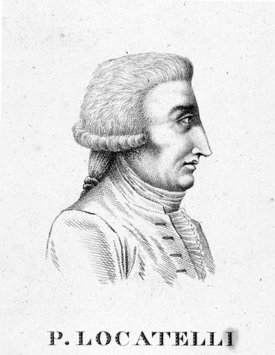 Portrait of Pietro Antonio Locatelli. Italian violinist and composer (Bergamo) by Unknown artist