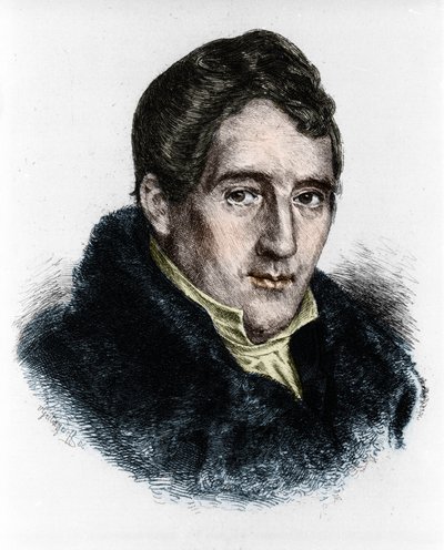 Portrait of the German composer Louis Spohr (1784-1859). by Unknown artist