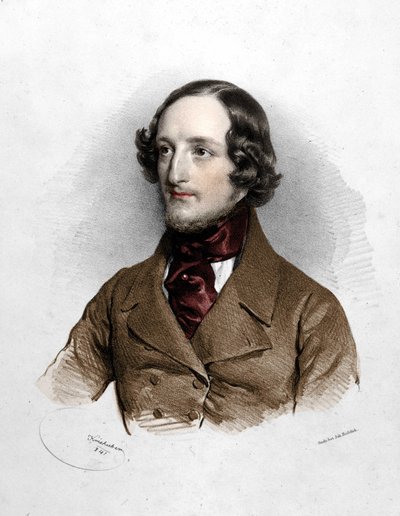 Portrait of Composer Sigismund Thalberg by Unknown artist