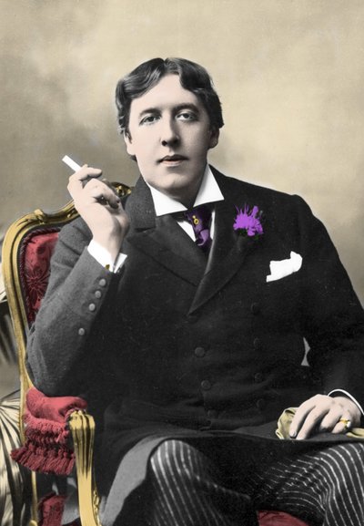 Portrait of writer Oscar Wilde. 19th century photograph by Unknown artist