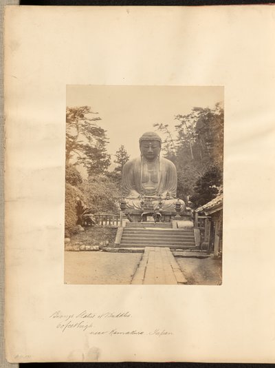 Bronze Statue of Buddha, 60 Feet High, Near Kamakura, Japan by Unknown artist/maker