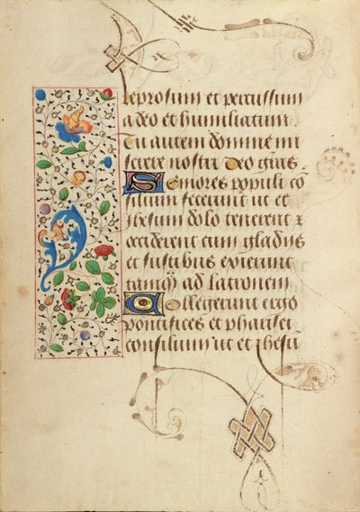 Decorated Text Page by Unknown artist/maker