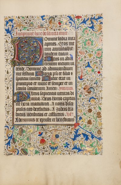 Decorated Text Page by Unknown artist/maker