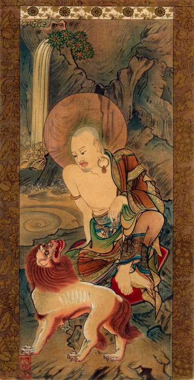 Arhat, Japanese, late Kamakura period, 14th century by Unknown follower of Ryozen