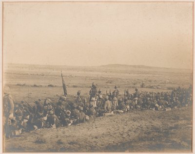 12th Sudanese Battalion Awaiting the Dervish Attack, Omdurman, 2 September 1898 by Unknown