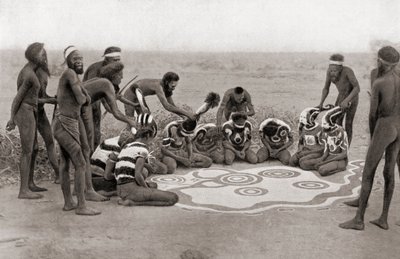 A Totemic Ceremony of the Warramunga Tribe, Australia by Unknown photographer