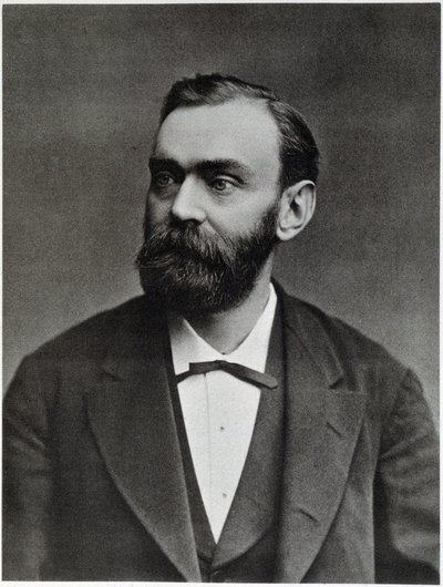 Alfred Nobel at the age of 50 - photography by Unknown photographer