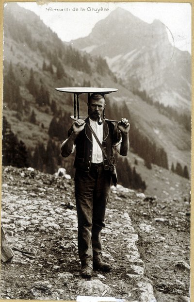 Armailli de la Gruyère - postcard, late 19th century by Unknown photographer