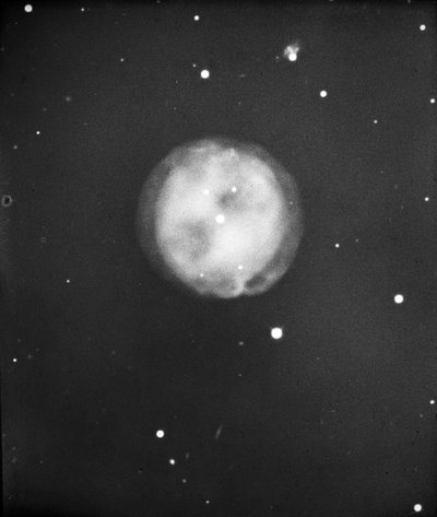 Astronomical Glass Plate Slide of Owl Nebula in Ursa Major (1910) by Unknown photographer
