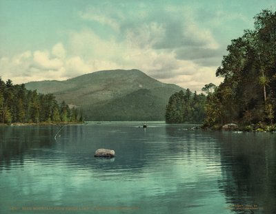 Blue Mountain from Eagle Lake, Adirondack Mountains, c.1902 by Unknown photographer