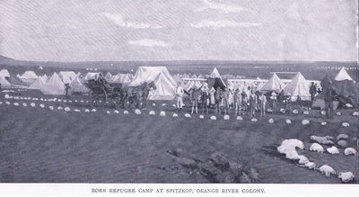Boer Refugee Camp at Spitzkop, Orange River Colony, from After Pretoria: The Guerilla War Published by Harmsworth Bros Limited by Unknown photographer