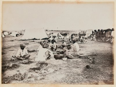 Camp of the 15th (Bengal) Native Infantry, Suakin Field Force by Unknown photographer